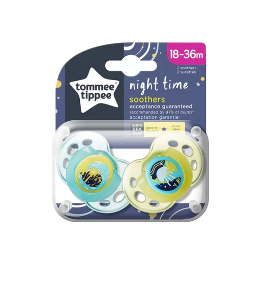 Night-time Glow In The Dark Pacifier, 18-36 months