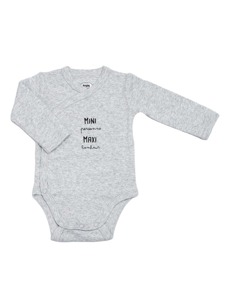 Set of 2 Long-Sleeve Baby Bodysuits