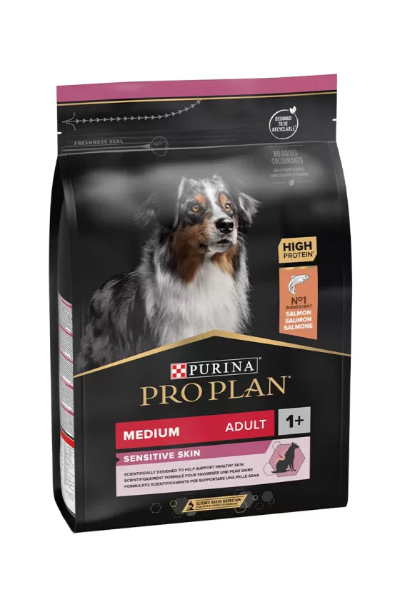 Purina ProPlan Medium Adult Sensitive Skin Dog Salmon 3kg