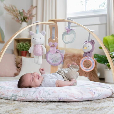 Ingenuity Cozy Spot Activity Gym – Calla (Pink)