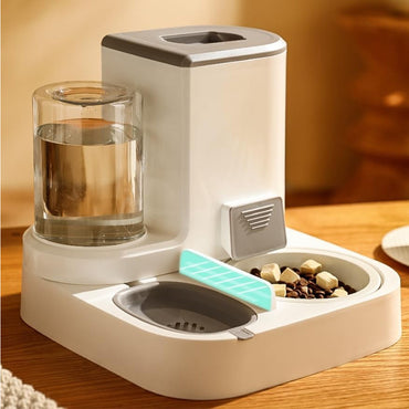 2-in-1 Pet Feeder & Water Dispenser