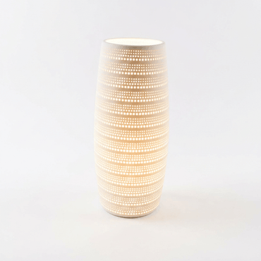 Nino Germany Mid-Century Clay Iso Light Table Lamp
