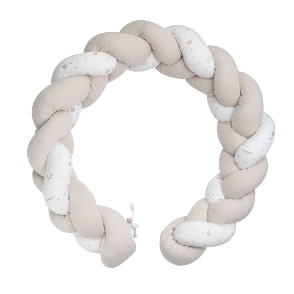 Ecru and beige decorative braid