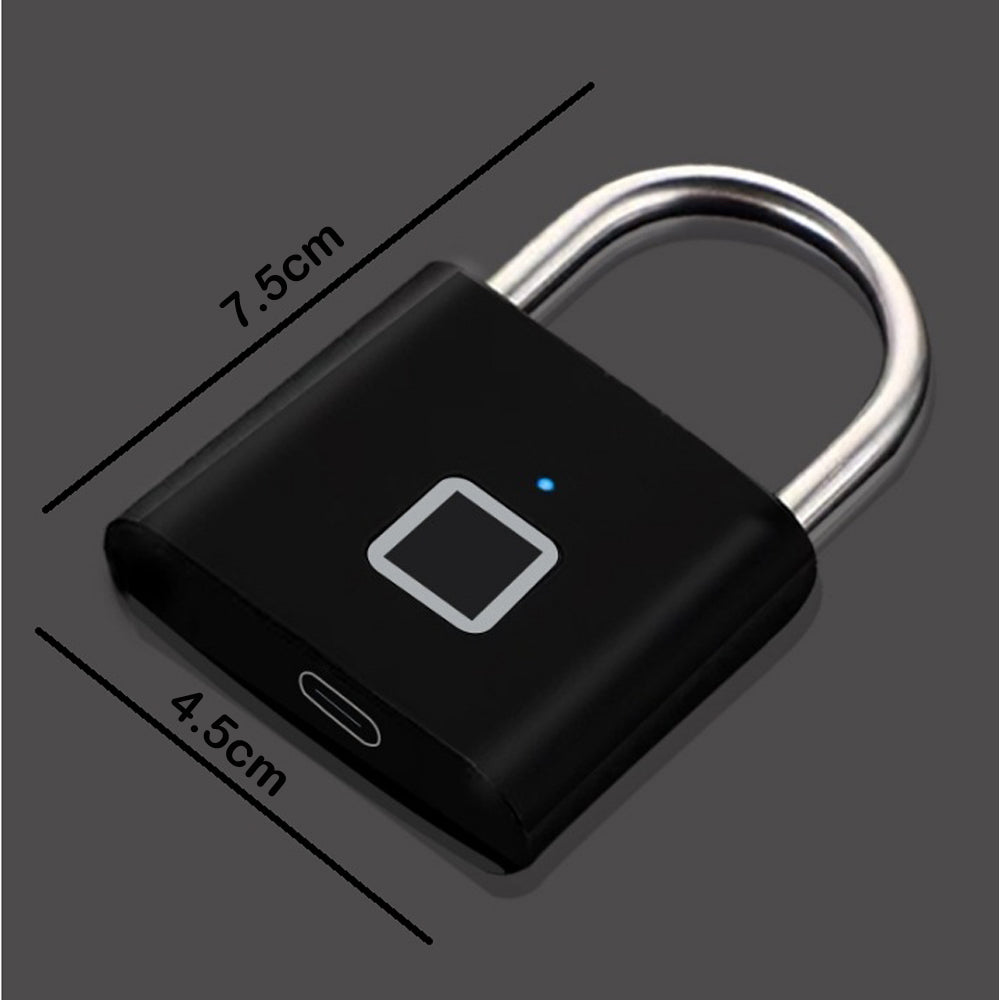 Fingerprint Padlock for Locker, Gym, Door, Luggage
