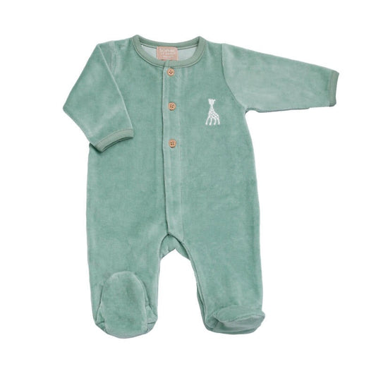Sophie la Girafe Velour Baby Footie