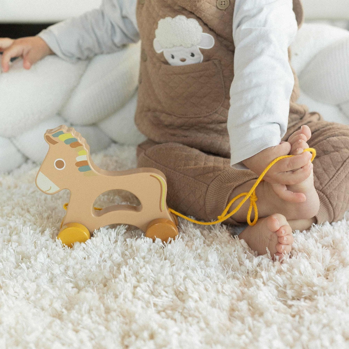Wooden Horse Pull Along Toy