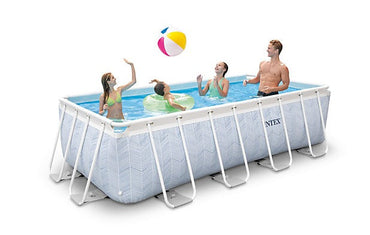 Intex Rectangular Chevron Swimming Pool