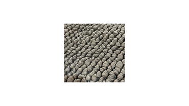 Brown Knotted Rug Aquanova 70x100cm