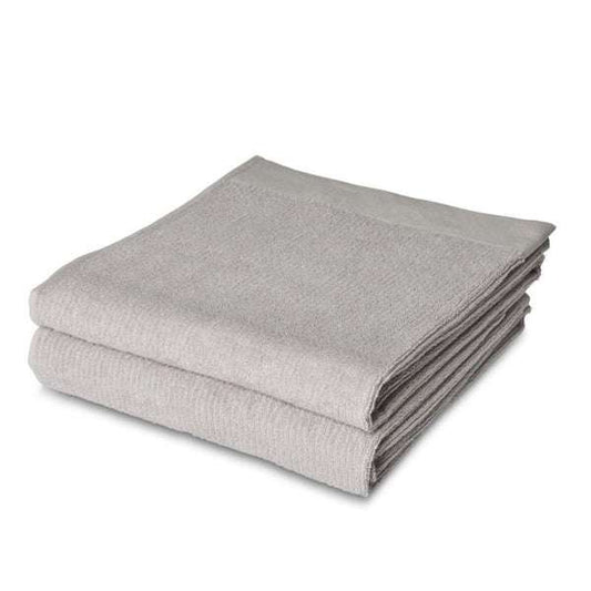 Set of 2 Grey Towels by Blomus 50x100cm