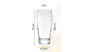 Water Glasses Set of 12 pcs by Van Well