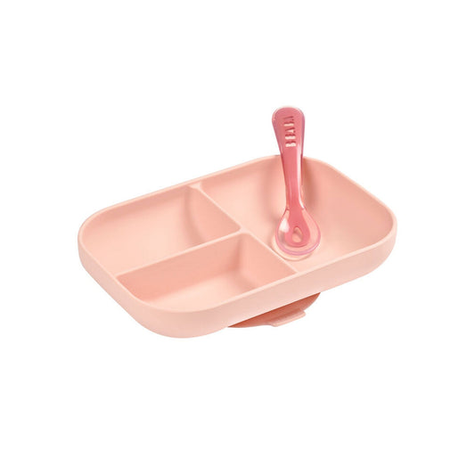 Silicone Suction Plate & Spoon Set