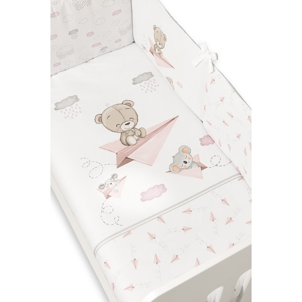 Two Pieces Soar High Crib Bedding Set