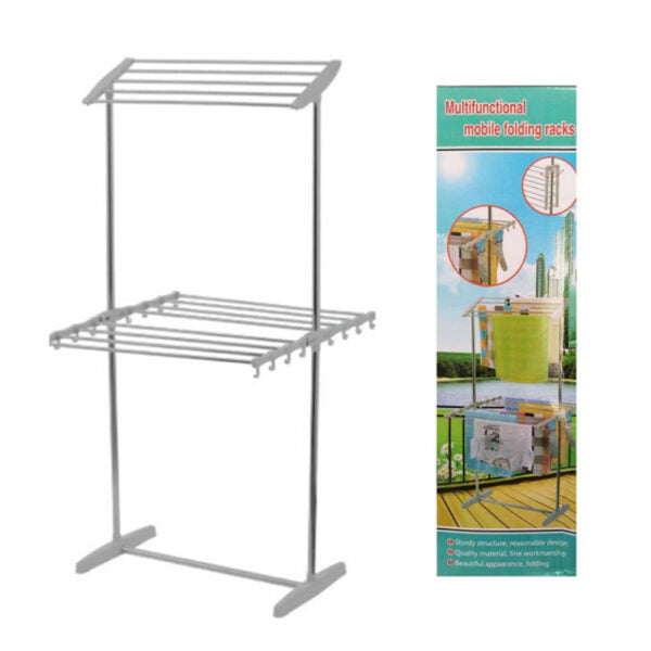 Clothes Drying Rack Multifunctional 2 Layer