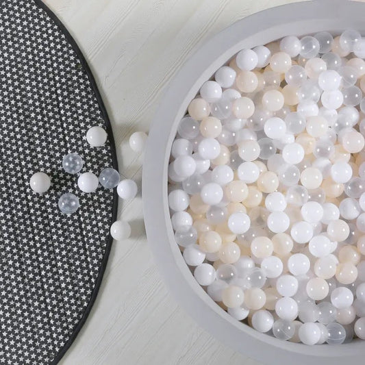 Miila Baby Toy Balls 100-Pack (Pink- White - Grey)