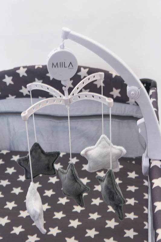 Miila Stars Musical Mobile Pastel Felt Nursery Decor