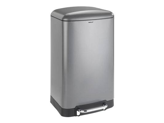 Pedal Bin Studio, Easy-Close, Gray 30 liters by Wenko -Germany