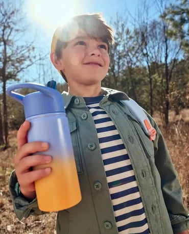 Wander Insulated Stainless Steel Kids Water Bottle with Straw