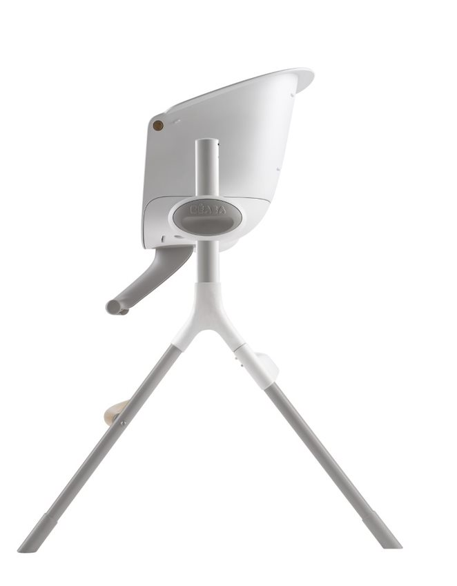 Béaba Up & Down Highchair – White/Grey