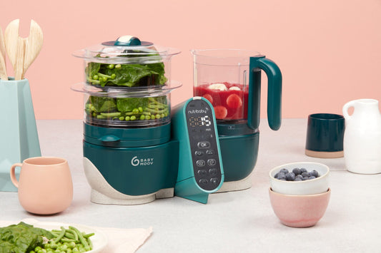 Nutribaby+ Opal green 6-in-1 multi-purpose baby food processor