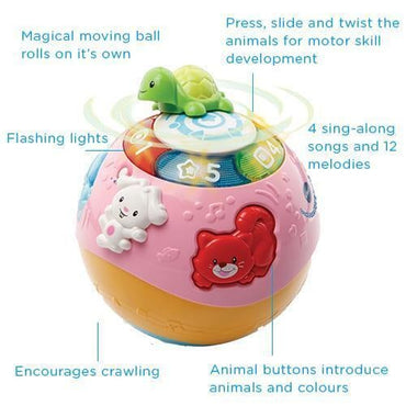 Crawl & Learn Bright Lights Ball pink