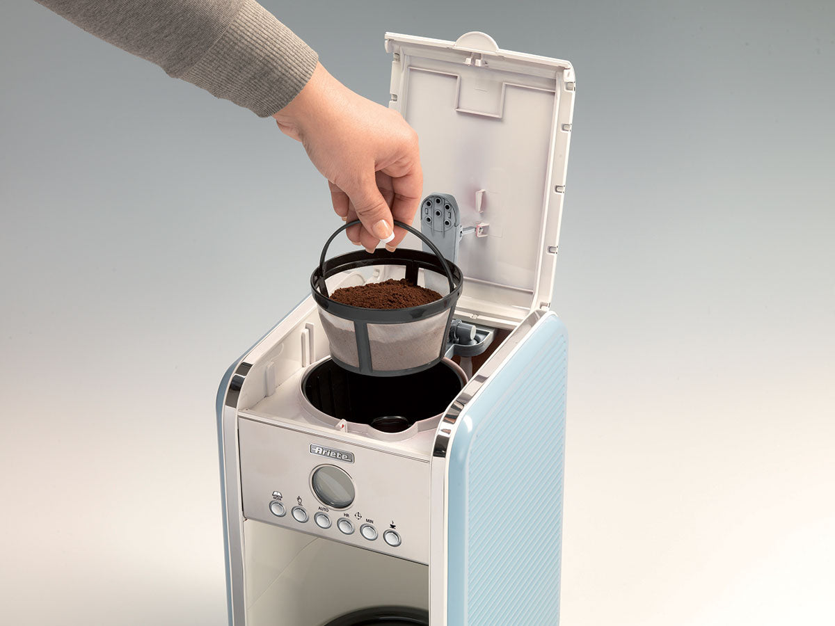Ariete 1342 Vintage Drip Coffee 12Cups Blue