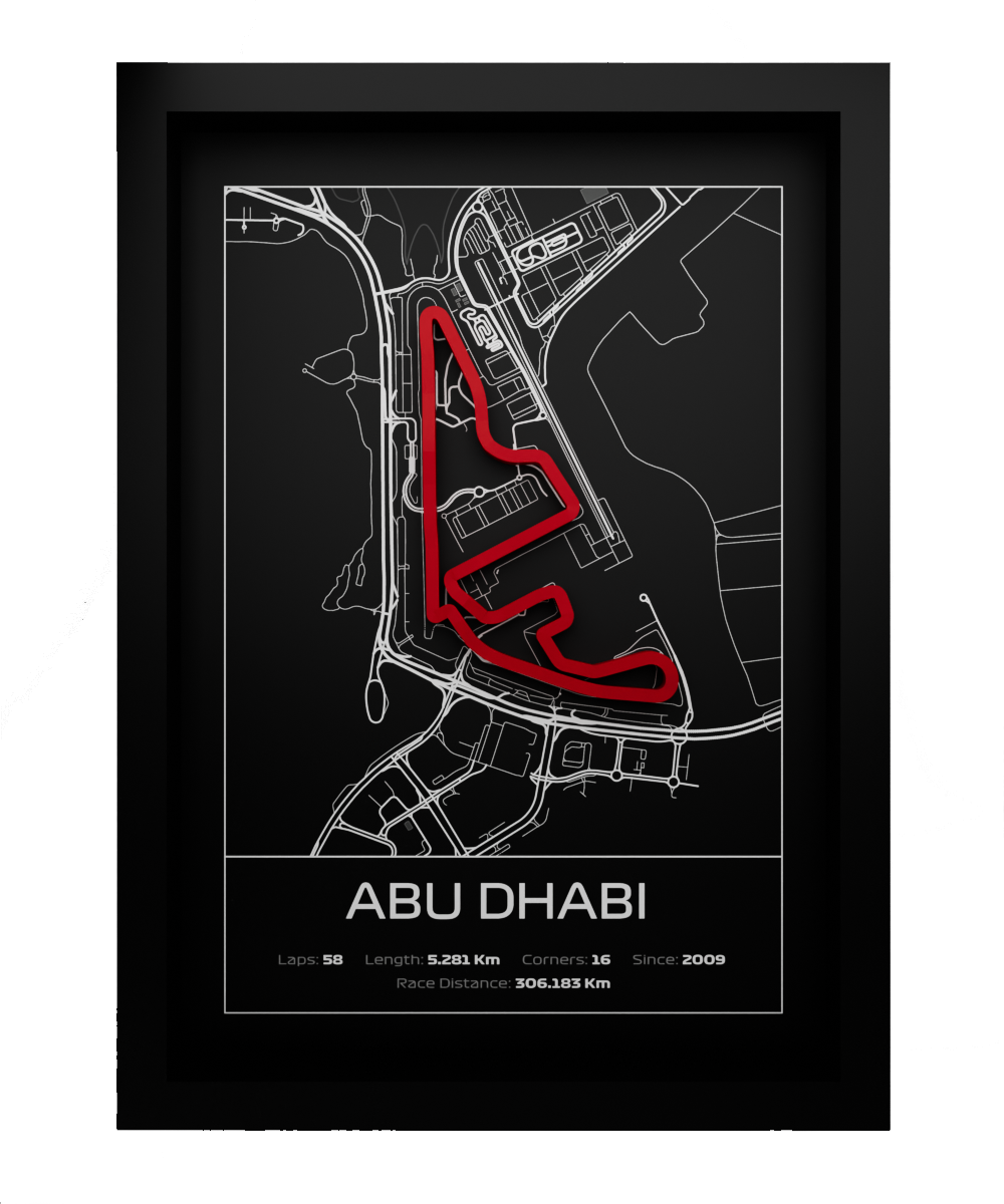 Abu Dhabi Frame WIth 3D-printed Track