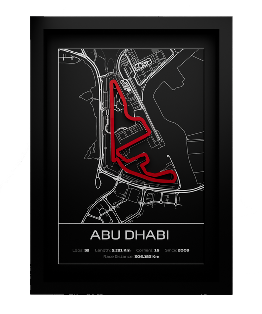 Abu Dhabi Frame WIth 3D-printed Track