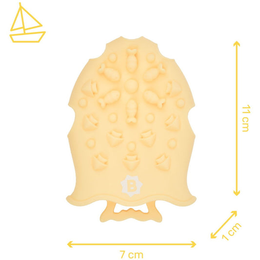 Massage brush made of silicone