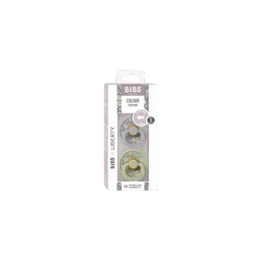 Bibs x Liberty Colour 2 Pack Capel Latex Size 1 Sage