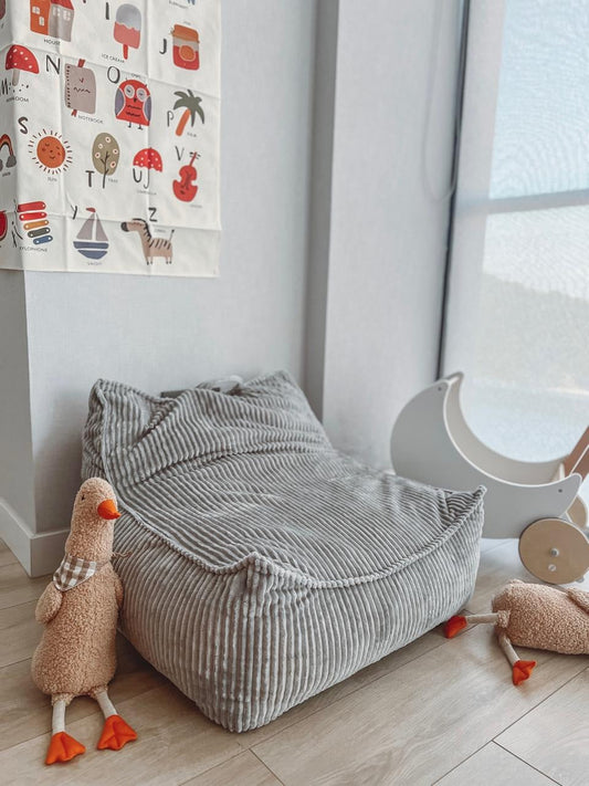 Bean Bag Chair Grey