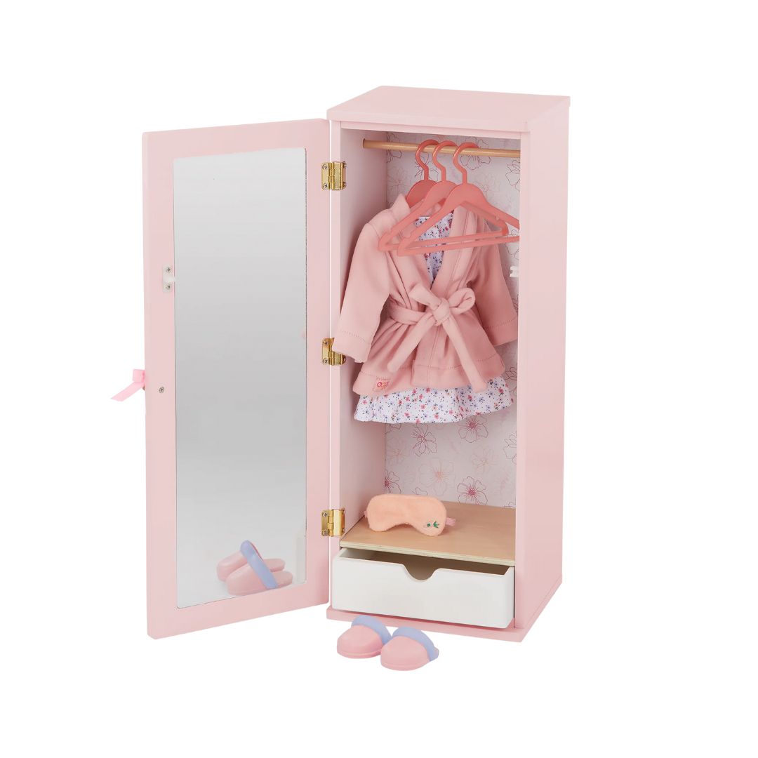 Our Generation Fashion Closet - Wooden Wardrobe Set
