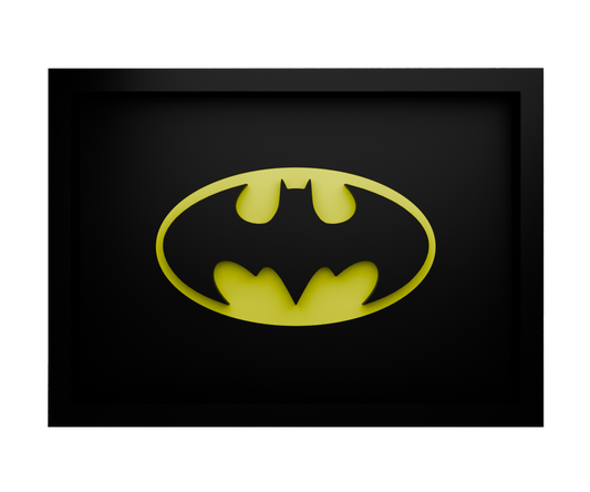 Batman Frame WIth 3D-printed Logo