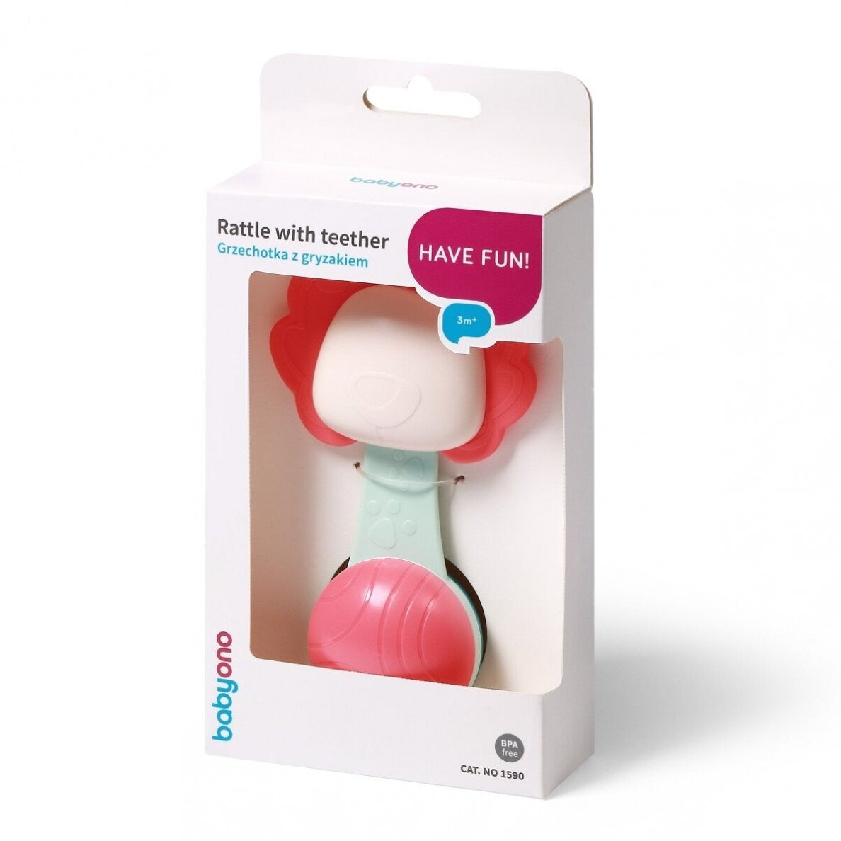 Rattle With Teether Doll