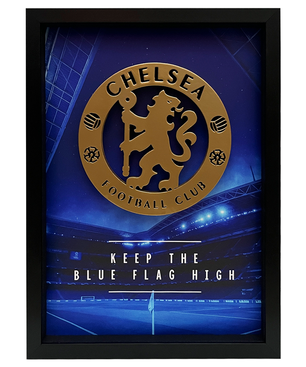 Chelsea Frame WIth 3D-printed Logo