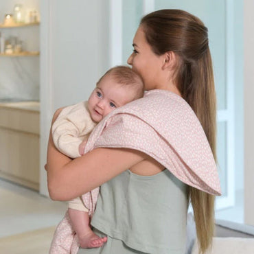 Dream Cloudy Pink Organic Cotton Blanket