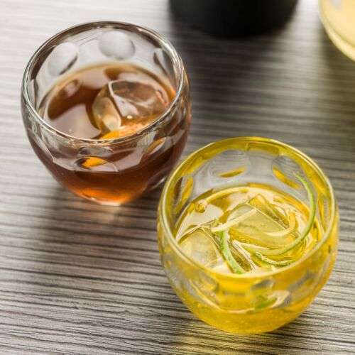 Glass Espresso Cup & Plastic Saucer by GUZZINI