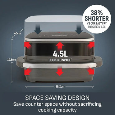 Tefal FW4018G0 Air Fryer – Black, 4.5L