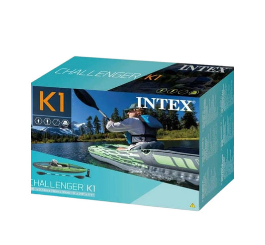 Intex Inflatable Challenger K1 Boat Set