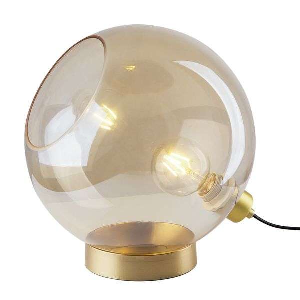 Toula Gold Glass Table Lamp- Large- by Nino - Germany