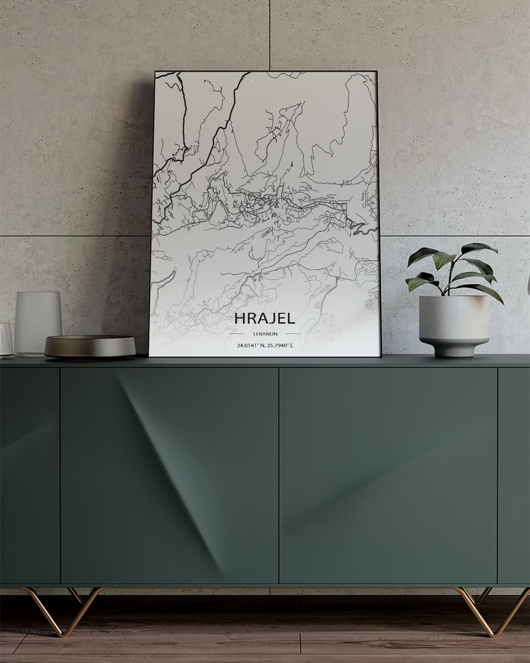 Sook's Hrajel Map Poster
