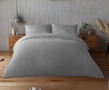 Solid Comfy Plain Duvet Cover Set