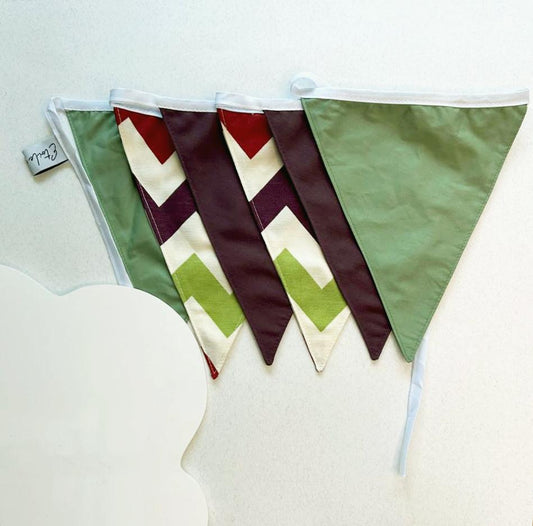 Fanion Mustars , Green , Strip