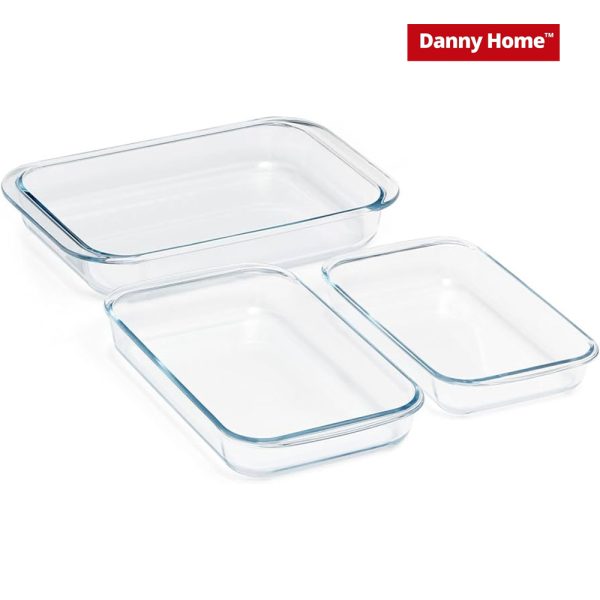 Rectangular Baking Pan 3-pcs Set
