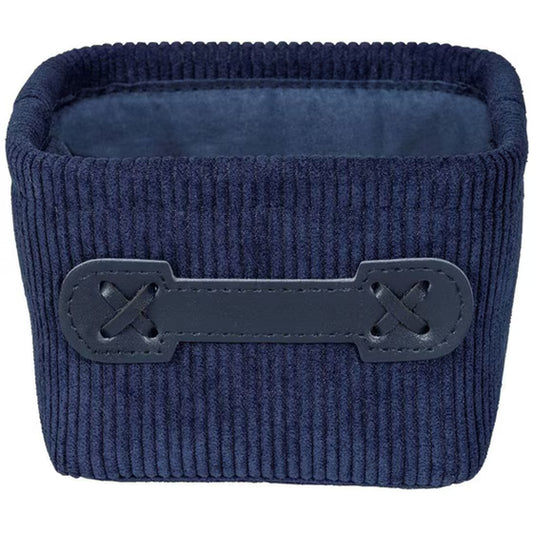 Bathroom basket Anela mini square, dark blue (By Wenko)