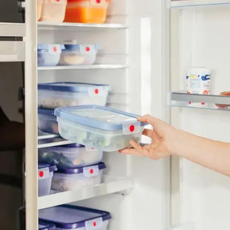 Tefal N1210710 ONECLICK Rectangular Storage Box 1.2L ? Aqua