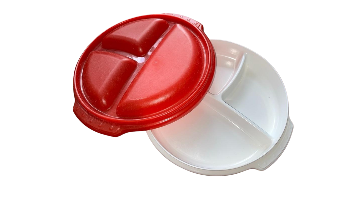 Divided Microwave Plate/Lunchbox