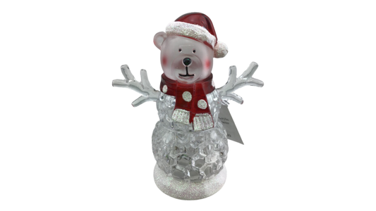 Lighted Acrylic Christmas Character Snowman