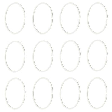 Shower curtain ring, white