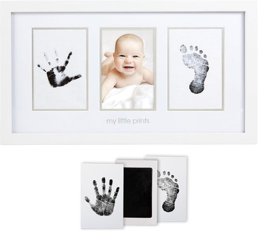Newborn Handprint and Footprint Photo Frame Kit