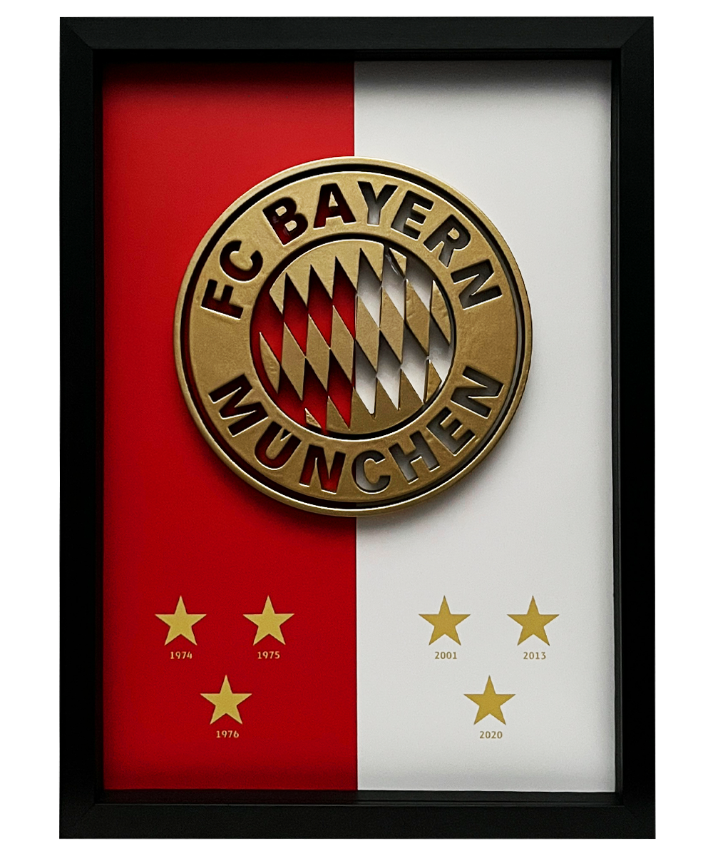 Bayern Munchen Frame WIth 3D-printed Logo
